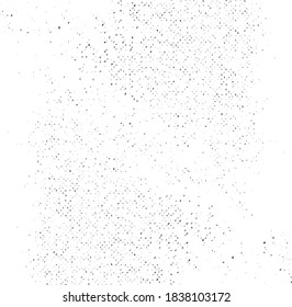 Sutil vector de textura urbana de color medio grunge. Textura superpuesta angustiada. Borde de fondo. Resumen efecto texturado leve. Ilustración vectorial. Negro aislado en blanco. EPS10.