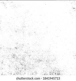 Sutil vector de textura urbana de color medio grunge. Textura superpuesta angustiada. Borde de fondo. Resumen efecto texturado leve. Ilustración vectorial. Negro aislado en blanco. EPS10.