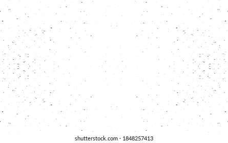 Sutil vector de textura urbana de color medio grunge. Textura superpuesta angustiada. Borde de fondo. Resumen efecto texturado leve. Ilustración vectorial. Negro aislado en blanco. EPS10.