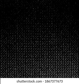Sutil vector de textura urbana de color medio grunge. Textura superpuesta angustiada. Borde de fondo. Resumen efecto texturado leve. Ilustración vectorial. Negro aislado en blanco. EPS10.