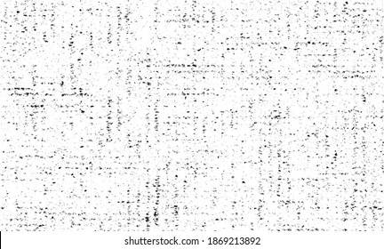 Sutil vector de textura urbana de color medio grunge. Textura superpuesta angustiada. Borde de fondo. Resumen efecto texturado leve. Ilustración vectorial. Negro aislado en blanco. EPS10.