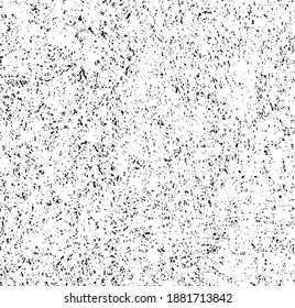Sutil vector de textura urbana de color medio grunge. Textura superpuesta angustiada. Borde de fondo. Resumen efecto texturado leve. Ilustración vectorial. Negro aislado en blanco. EPS10.