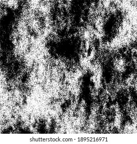Sutil vector de textura urbana de color medio grunge. Textura superpuesta angustiada. Borde de fondo. Resumen efecto texturado leve. Ilustración vectorial. Negro aislado en blanco. EPS10.
