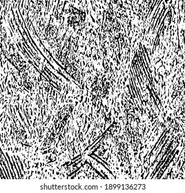Sutil vector de textura urbana de color medio grunge. Textura superpuesta angustiada. Borde de fondo. Resumen efecto texturado leve. Ilustración vectorial. Negro aislado en blanco. EPS10.