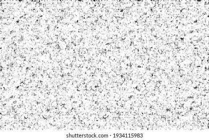 Sutil vector de textura urbana de color medio grunge. Textura superpuesta angustiada. Borde de fondo. Resumen efecto texturado leve. Ilustración vectorial. Negro aislado en blanco. EPS10.