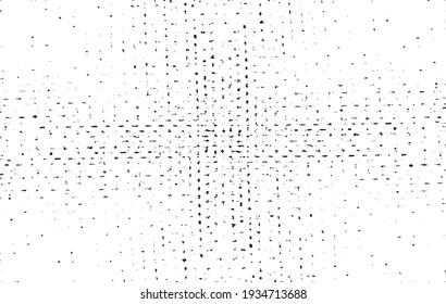 Sutil vector de textura urbana de color medio grunge. Textura superpuesta angustiada. Borde de fondo. Resumen efecto texturado leve. Ilustración vectorial. Negro aislado en blanco. EPS10.