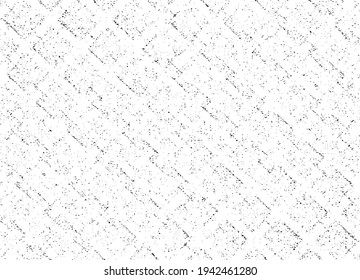 Sutil vector de textura urbana de color medio grunge. Textura superpuesta angustiada. Borde de fondo. Resumen efecto texturado leve. Ilustración vectorial. Negro aislado en blanco. EPS10.