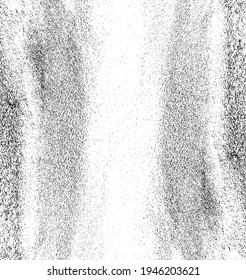 Sutil vector de textura urbana de color medio grunge. Textura superpuesta angustiada. Borde de fondo. Resumen efecto texturado leve. Ilustración vectorial. Negro aislado en blanco. EPS10.