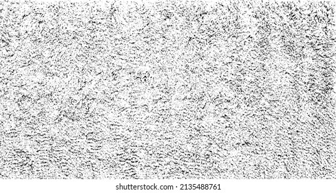 Subtile Halftone Grunge urbane Textur Vektor. Verzerrte Overlay-Textur. brüchiger Hintergrund. Abstrakter leichter strukturierter Effekt. Vektorgrafik. Schwarz einzeln auf Weiß. EPS10.