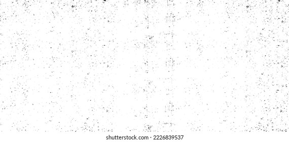 Sutil vector de textura urbana de color medio grunge. Textura superpuesta angustiada. Borde de fondo. Resumen efecto texturado leve. Ilustración vectorial. Negro aislado en blanco. EPS10.