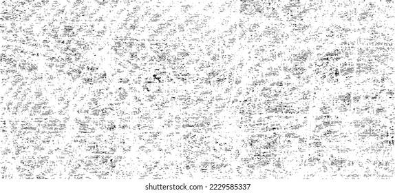 Sutil vector de textura urbana de color medio grunge. Textura superpuesta angustiada. Borde de fondo. Resumen efecto texturado leve. Ilustración vectorial. Negro aislado en blanco. EPS10.