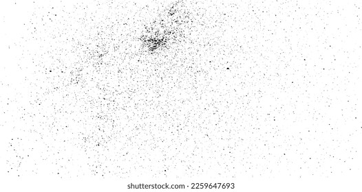 Sutil vector de textura urbana de color medio grunge. Textura superpuesta angustiada. Borde de fondo. Resumen efecto texturado leve. Ilustración vectorial. Negro aislado en blanco. EPS10.