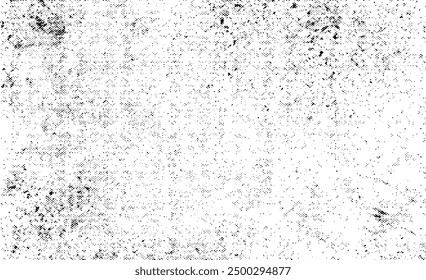 Subtle halftone grunge urban texture vector. Distressed overlay texture. Grunge background. Abstract mild textured effect. Vector Illustration. Black isolated on white. EPS10.