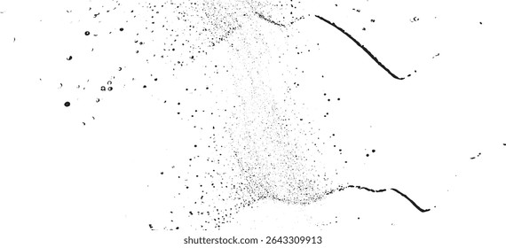 Sutil vetor de textura urbana grunge de meio-tom. Textura de sobreposição angustiada. Fundo grunge. Abstrato efeito texturizado leve. Ilustração de vetor. Preto isolado no branco. EPS10