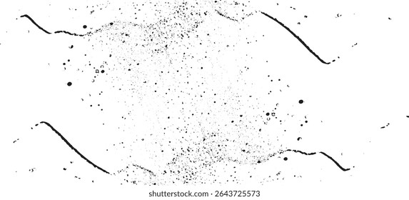 Sutil vetor de textura urbana grunge de meio-tom. Textura de sobreposição angustiada. Fundo grunge. Abstrato efeito texturizado leve. Ilustração de vetor. Preto isolado no branco. EPS10