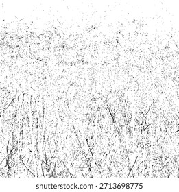 Sutil vetor de textura urbana grunge de meio-tom. Textura de sobreposição angustiada. Fundo grunge. Abstrato efeito texturizado leve. Ilustração de vetor. Preto isolado no fundo branco. EPS10