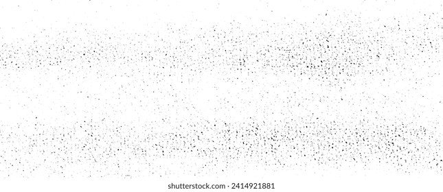 Sutil vector urbano de medio tono grueso. Textura angustiada. Borde de fondo. Resumen efecto texturado leve. Ilustración vectorial. Negro aislado en blanco. EPS10.