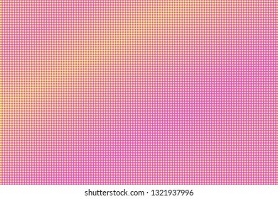 Subtle halftone texture. Micro dotwork gradient. Retro dotted vector background. Colorful halftone overlay. Vintage cartoon effect. Perforated texture