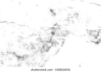 Subtle halftone vector marble texture overlay. Monochrome abstract splattered background.