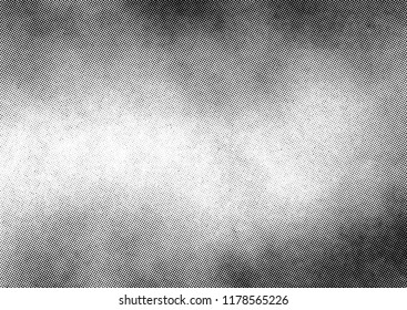 Subtle halftone vector texture overlay. Monochrome abstract splattered background.