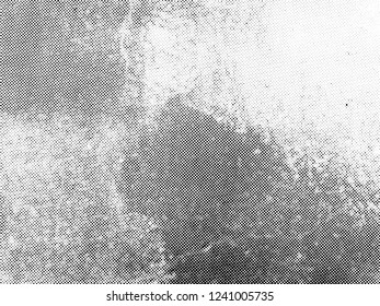 Subtle halftone vector texture overlay. Monochrome abstract splattered background.
