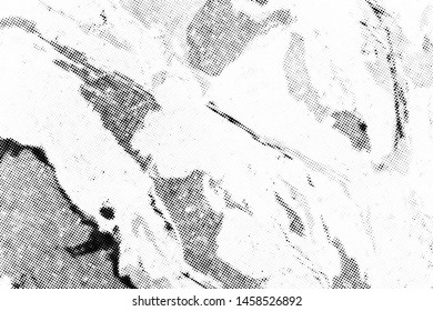Subtle halftone vector texture overlay. Monochrome abstract splattered background.