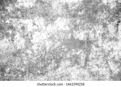 Subtle halftone vector texture overlay. Monochrome abstract splattered background.