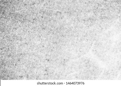 Subtle halftone vector texture overlay. Monochrome abstract splattered background. - Shutterstock ID 1464073976