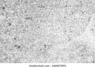 Subtle halftone vector texture overlay. Monochrome abstract splattered background.