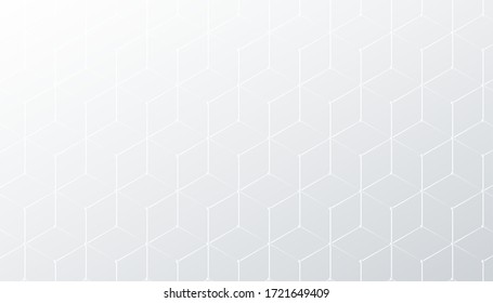 subtle hexagonal white and gray pattern background