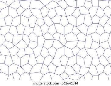 subtle irregular abstract linear pentagonal grid foam form, grid mesh web structure monochrome natural organic cell texture vector seamless pattern background science biology chemistry wallpaper