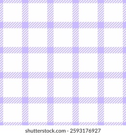 Subtle lavender and white gingham pattern.  Perfect for backgrounds, textiles, and stationery design.  Elegant, minimalist aesthetic. Evokes feelings of calmness and serenity.