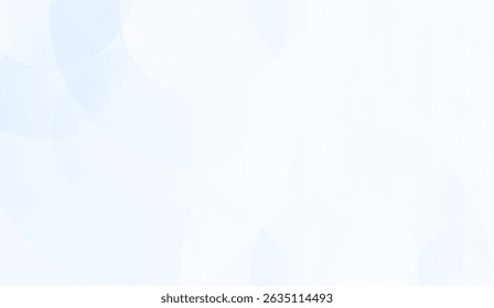 Subtle Light Blue Circular Elements on a White Background, Suggesting Cleanliness and Modernity, Ideal for Technology and Healthcare Backgrounds with a Serene Touch