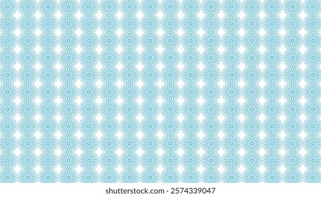 Subtle Light Blue Floral Pattern