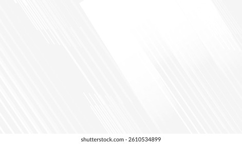 Subtle light grey diagonal lines create a minimalist geometric pattern on a white background.