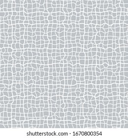 Subtle line pattern, checked background, rough grid backdrop, burlap or canvas, vector illustration