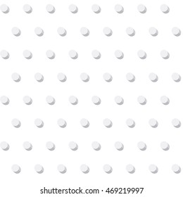 subtle minimal clear white polka digital 3d web background pattern