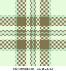 Subtle mint and brown plaid pattern.  Elegant textile design perfect for fashion, home decor, or website backgrounds.  Creates a calming, sophisticated aesthetic.