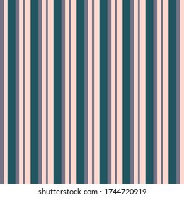 Subtle multicolored seamless gentle stripes pattern. Pink, white, purple, white, green. Suitable for backgrounds, clothing, printed matter.