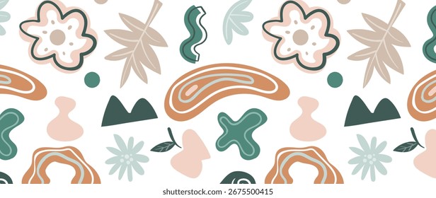 Subtle muted color palette pattern, perfect for elegant and minimalist design themes.