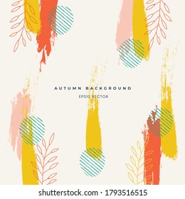 subtle natural fall vector background