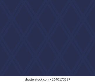 Subtle navy blue diamond pattern background.  Elegant, textured design perfect for websites, presentations, or print projects. Creates a sophisticated and calming aesthetic.