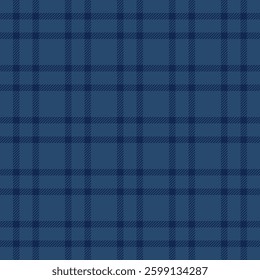 Subtle navy blue plaid pattern.  Elegant and versatile, ideal for backgrounds, textiles, or website design.  Evokes feelings of sophistication and classic style.