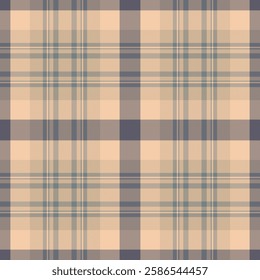 Subtle neutral plaid pattern in beige and gray tones.  Perfect for textile design, website backgrounds, or fashion projects.