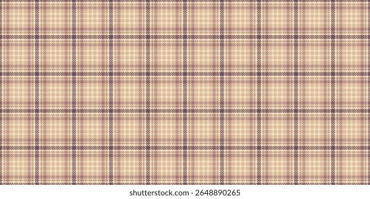 Subtle neutral plaid pattern, perfect for textile design, website backgrounds, or packaging.  Evokes feelings of warmth and comfort, ideal for autumnal or rustic themes.