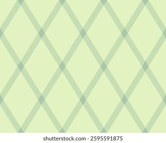 Subtle pale green and yellow diamond check pattern.  Elegant geometric design ideal for backgrounds, textiles, or website design.  Creates a calming, sophisticated aesthetic.