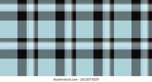 Subtle pastel blue and black plaid pattern.  Elegant textile design ideal for fashion, home decor, or website backgrounds.  Clean, contemporary style evokes feelings of calm and sophistication.