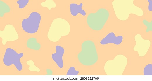subtle pastel colored abstract shapes pattern with flowing curves suitable for creative backgrounds and design projects