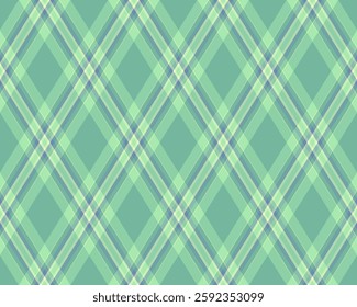 Subtle pastel green and blue diagonal plaid pattern.  Perfect for textile designs, website backgrounds, or stationery.  Evokes feelings of calm and serenity.