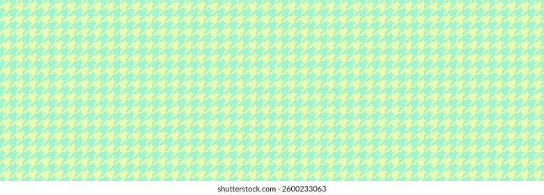 Subtle pastel green and yellow houndstooth pattern.  Perfect for website backgrounds, textiles, or fashion designs. This repeating texture offers a touch of classic elegance with a modern, fresh feel.